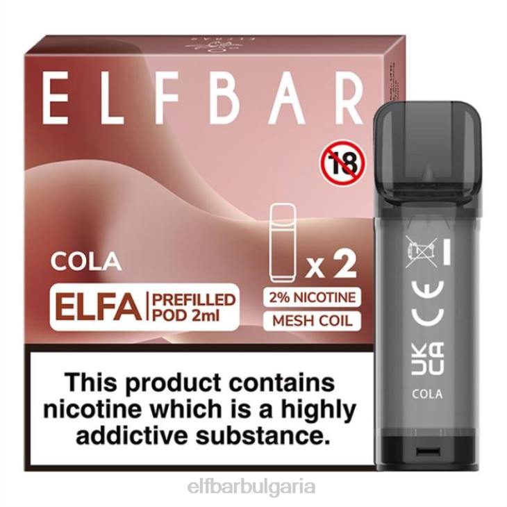 TN62109 elfbar elfa предварително напълнена капсула - 2 ml - 20 mg (2 опаковки) кола електронни цигари