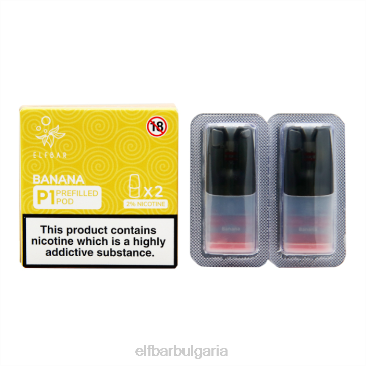 TN62160 elfbar mate 500 p1 предварително напълнени капсули - 20 mg (2 опаковки) лудо синьо един цвят електронни цигари