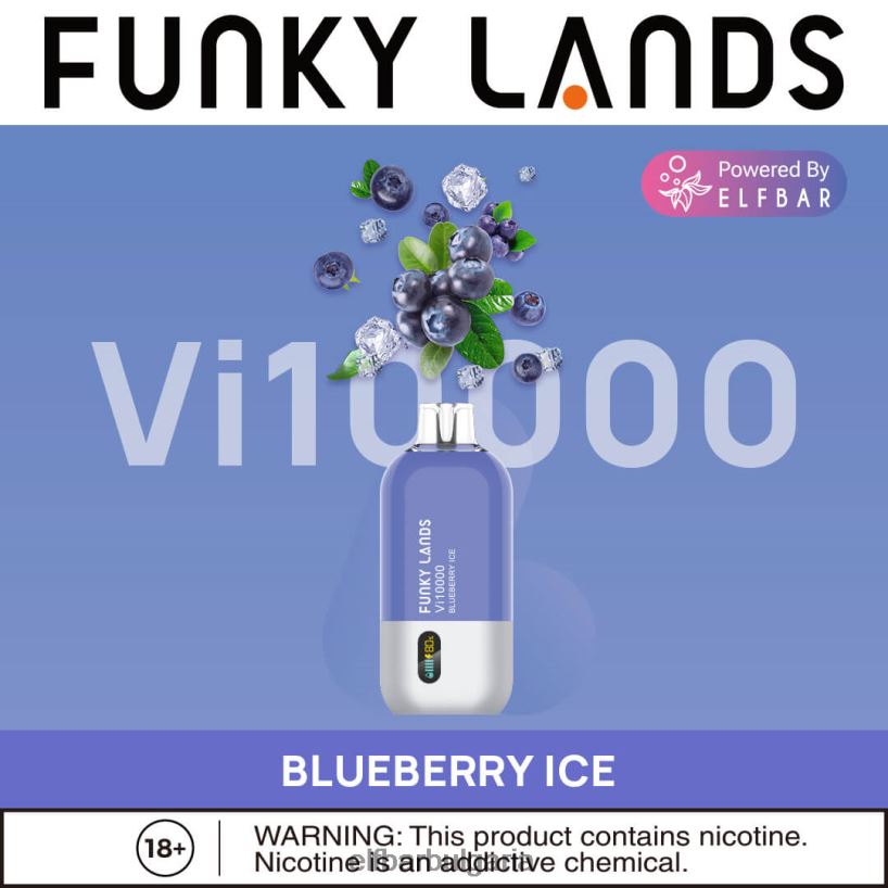 микс от горски плодове електронна цигара TXD8LR159 funky lands еднократна употреба vape vi10000 впръсквания ELFBAR