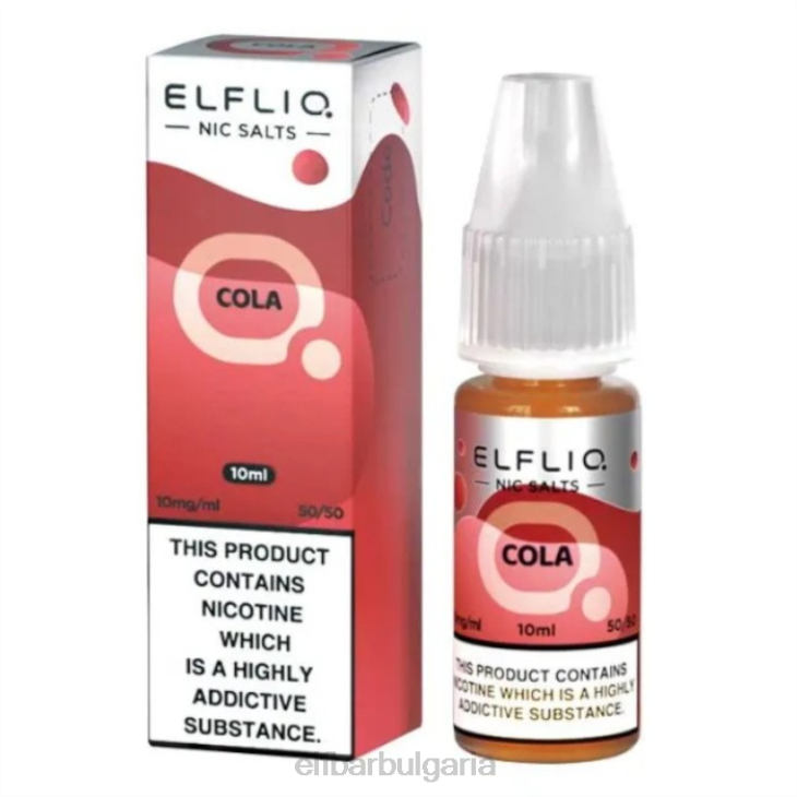 TN62195 elfbar elfliq никелови соли - кола - 10 ml-20 mg/ml един цвят електронни цигари