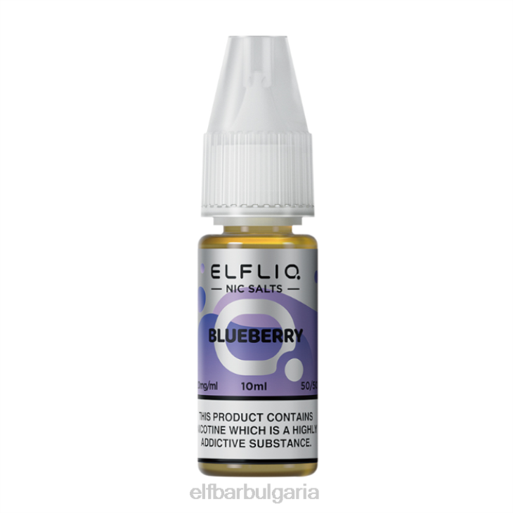 TN62216 elfbar elfliq боровинкови никелови соли - 10 ml-20 mg/ml един цвят електронни цигари